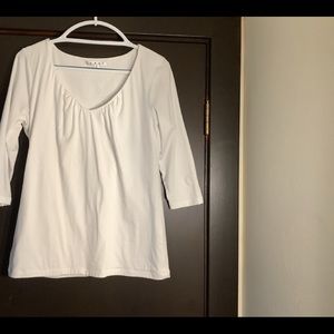 Cabi White Tee #876 Sz. M